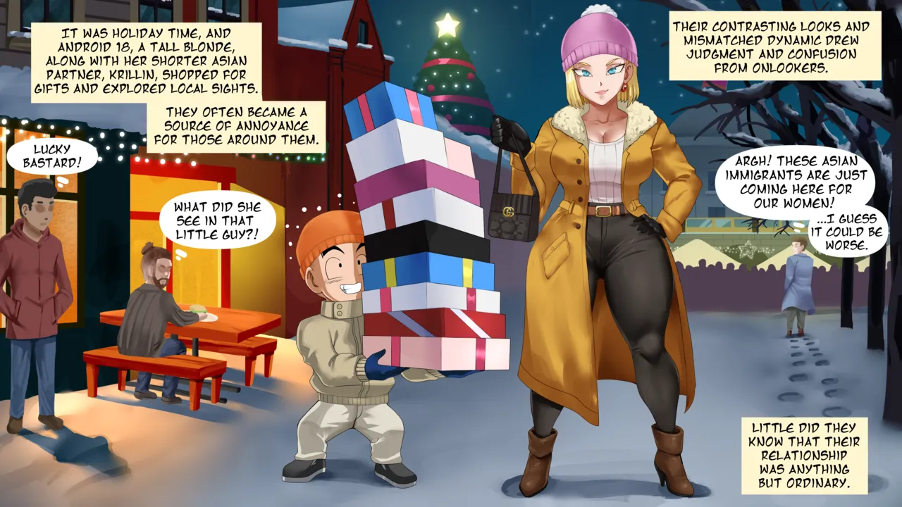 Android 18 Christmas – Pink Pawg