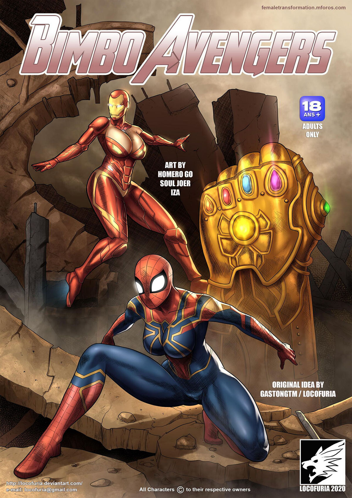 Bimbo Avengers – Locofuria - Página 1