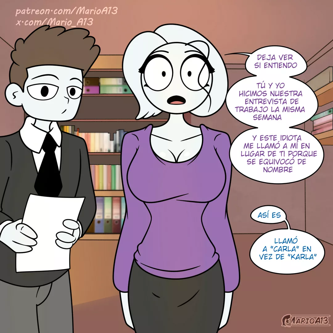 Carla en la Oficina de Karla – MarioA13 - Página 3