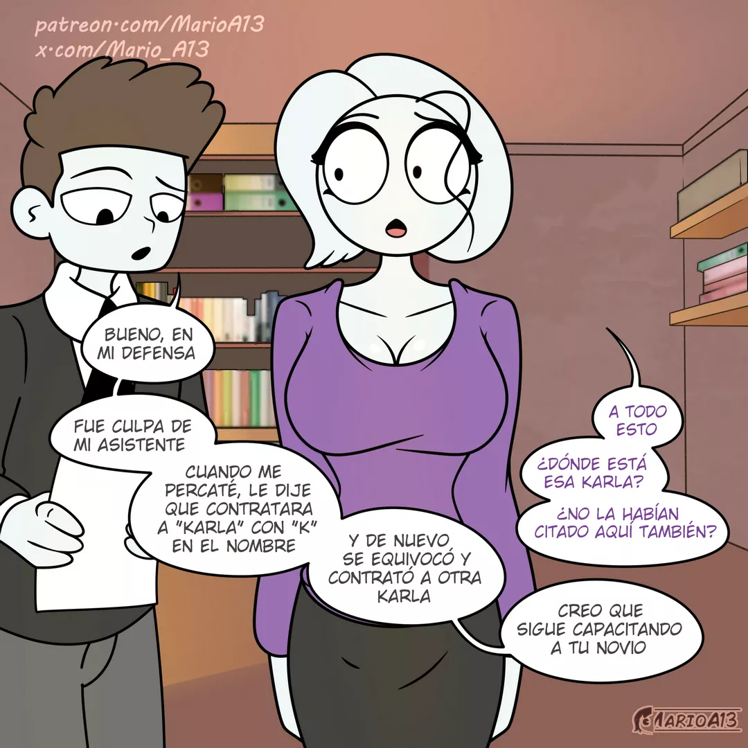 Carla en la Oficina de Karla – MarioA13 - Página 5