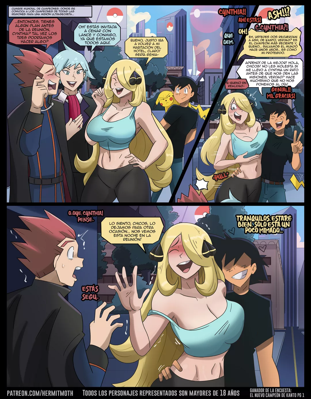 El Nuevo Campeon de Kanto – Hermit Moth - Página 1