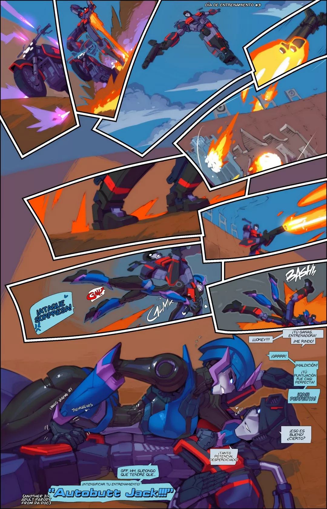 Jack X Arcee: Autobutt Jack – Fred Perry - Página 2
