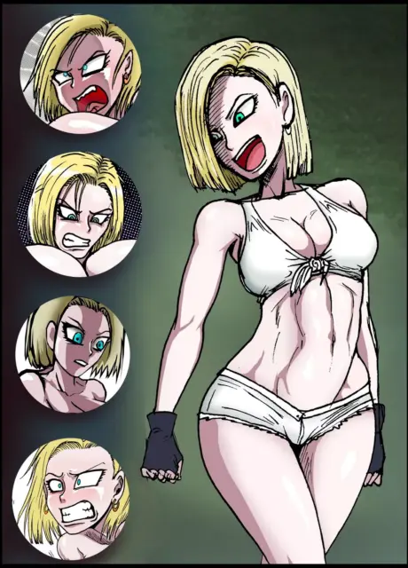 Androide 18 en Isla Monstruo – HotSweetComics