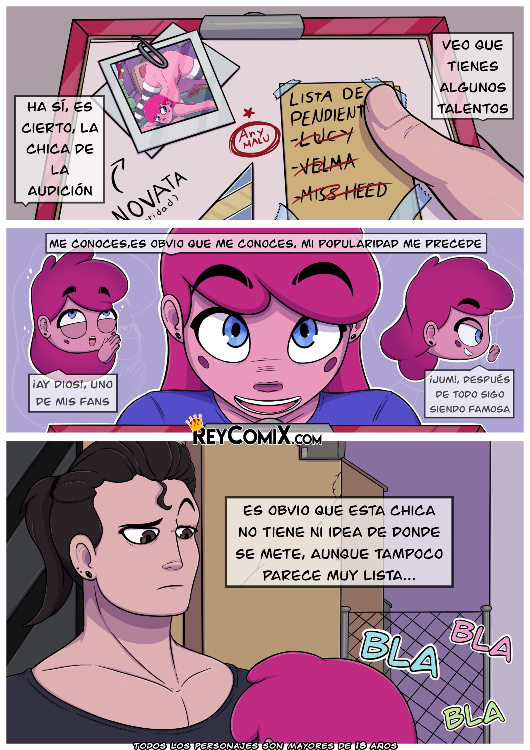 Any Malu – The Pink Bitches xxx – Primer Acto (Exclusivo ReyComiX) - Página 10