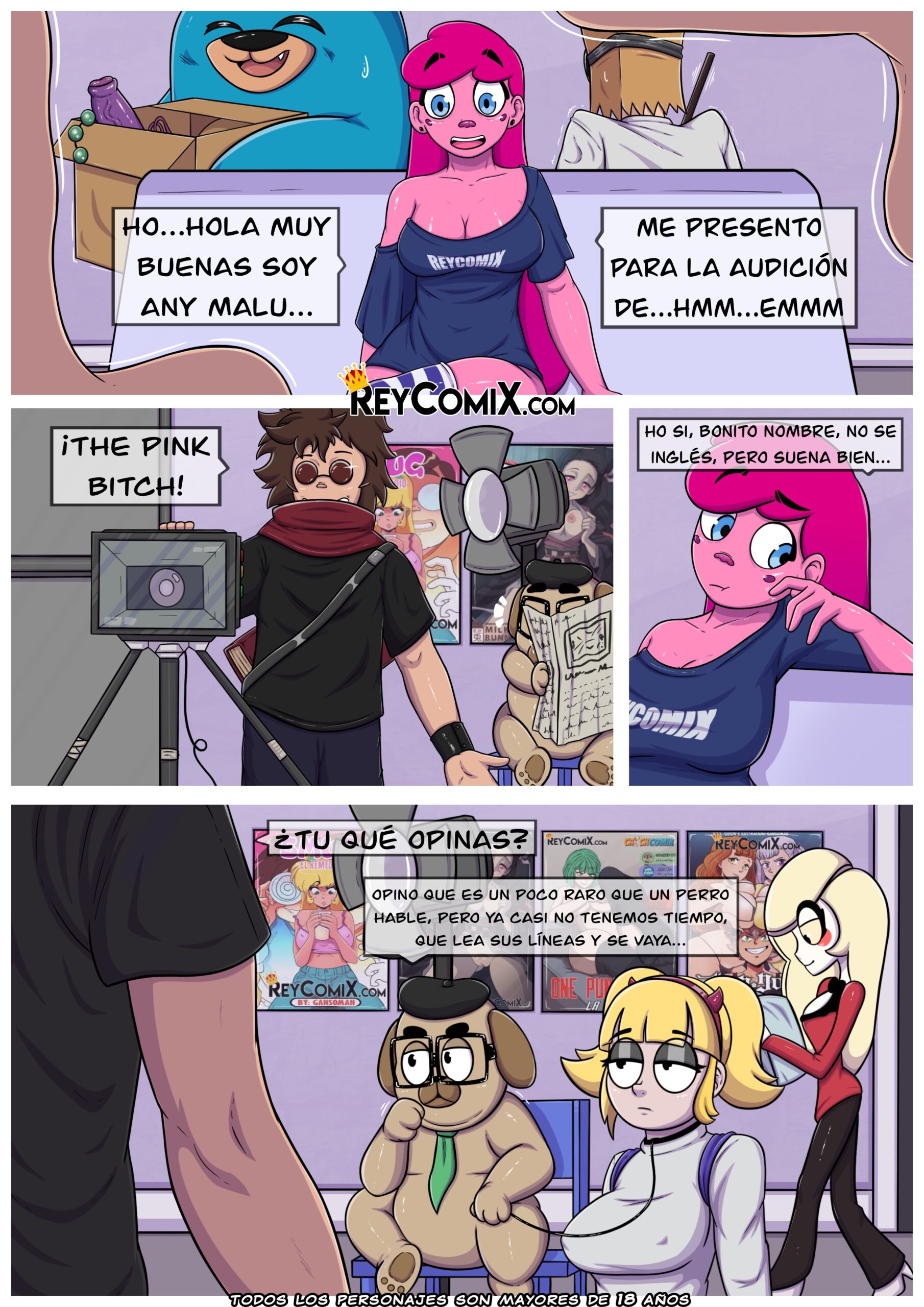 Any Malu – The Pink Bitches xxx – Primer Acto (Exclusivo ReyComiX) - Página 18