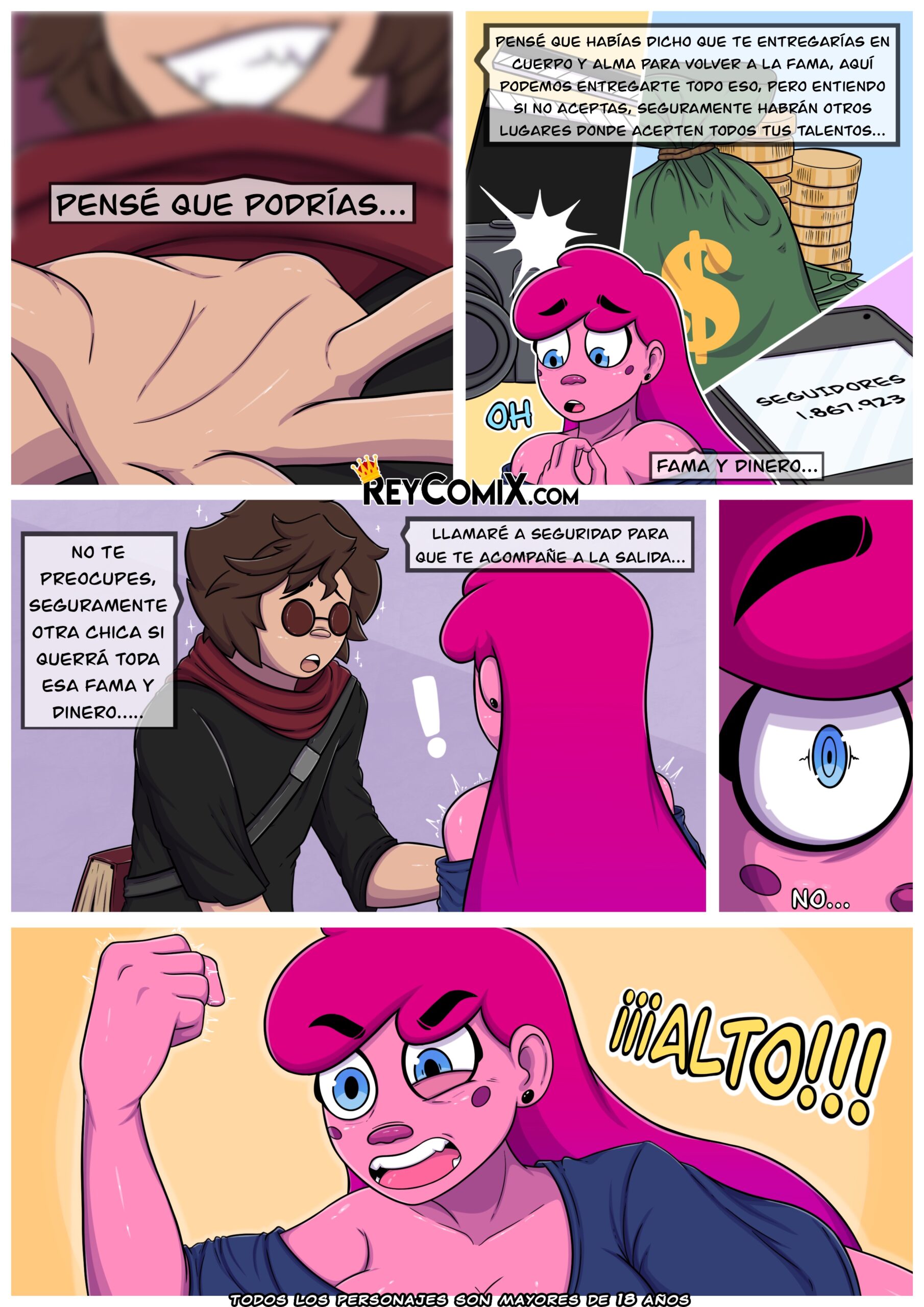 Any Malu – The Pink Bitches xxx – Primer Acto (Exclusivo ReyComiX) - Página 24