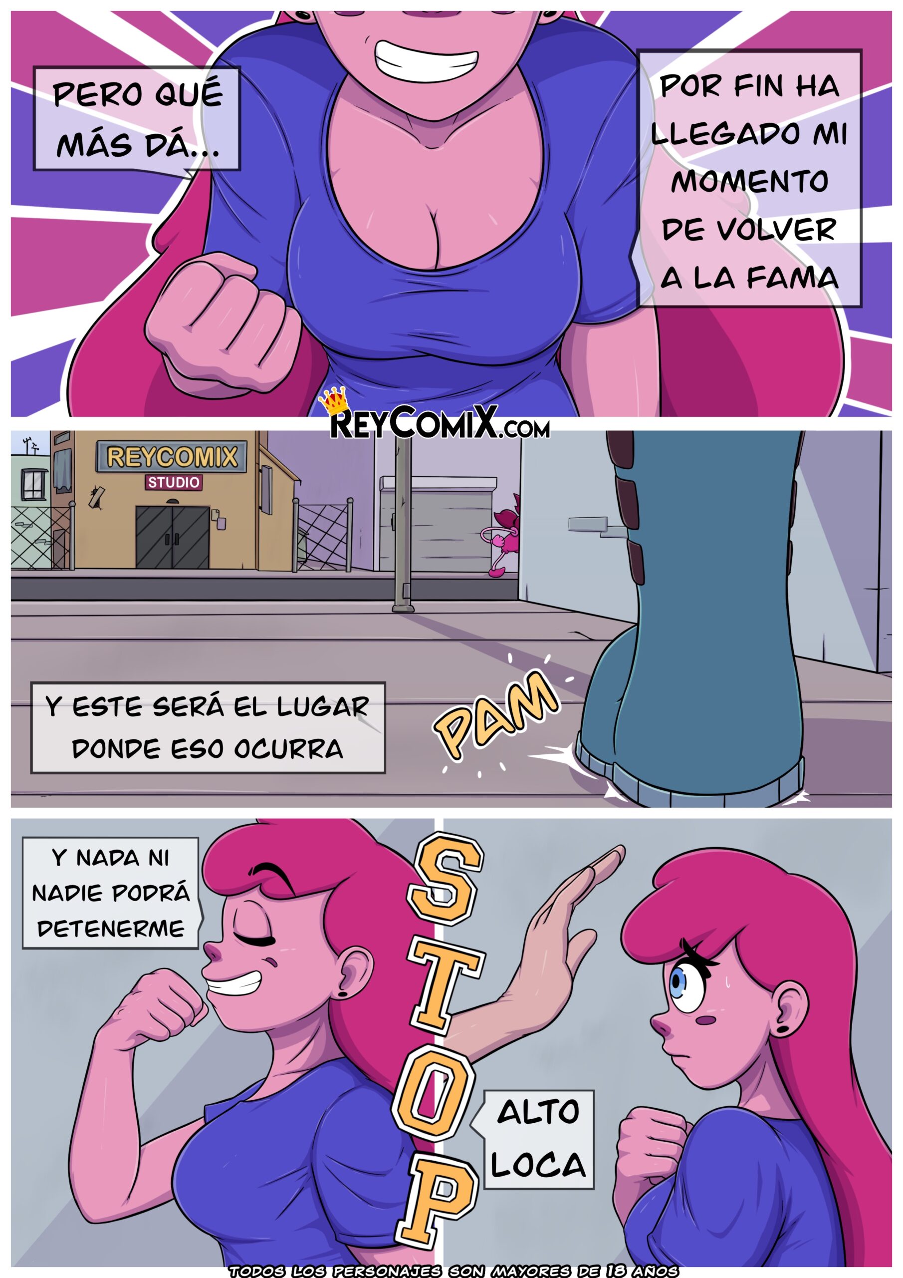 Any Malu – The Pink Bitches xxx – Primer Acto (Exclusivo ReyComiX) - Página 8