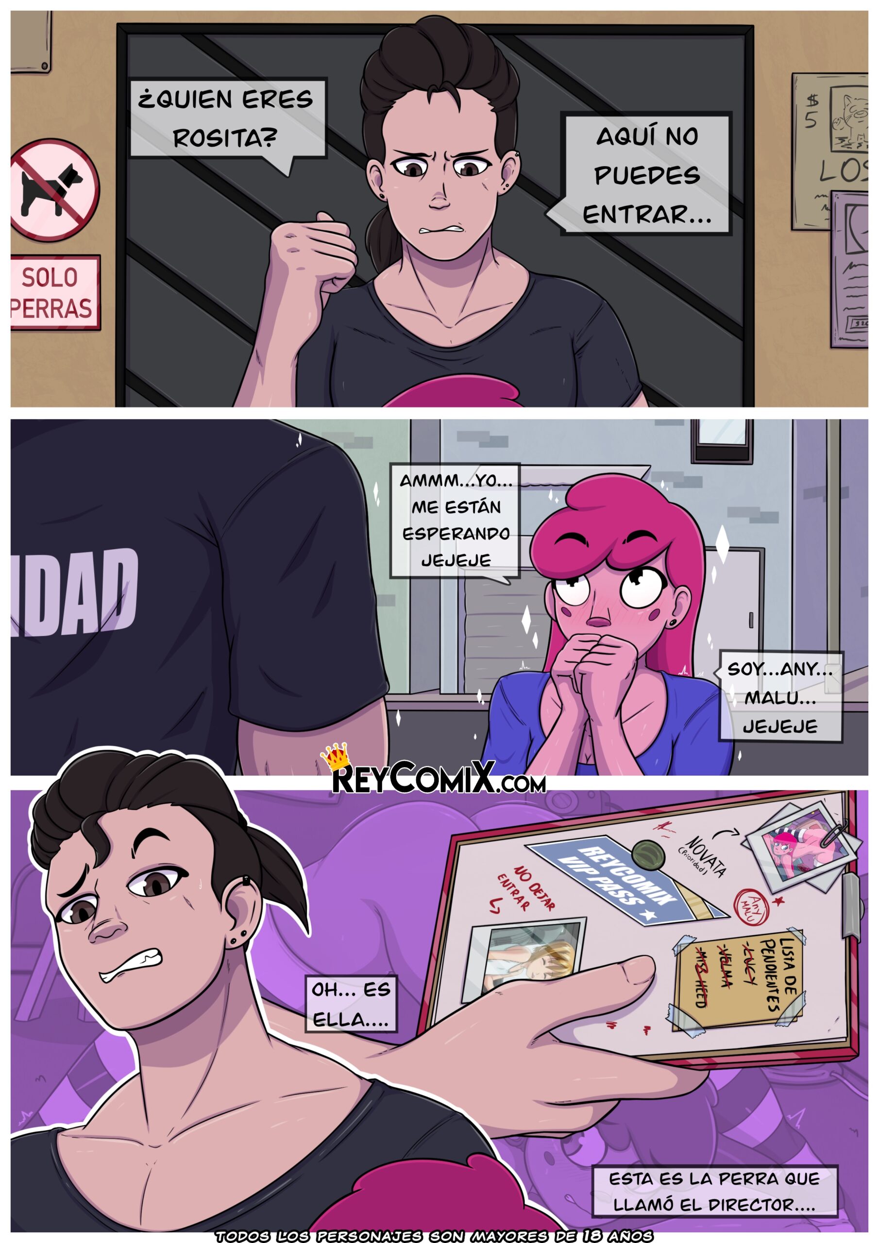 Any Malu – The Pink Bitches xxx – Primer Acto (Exclusivo ReyComiX) - Página 9
