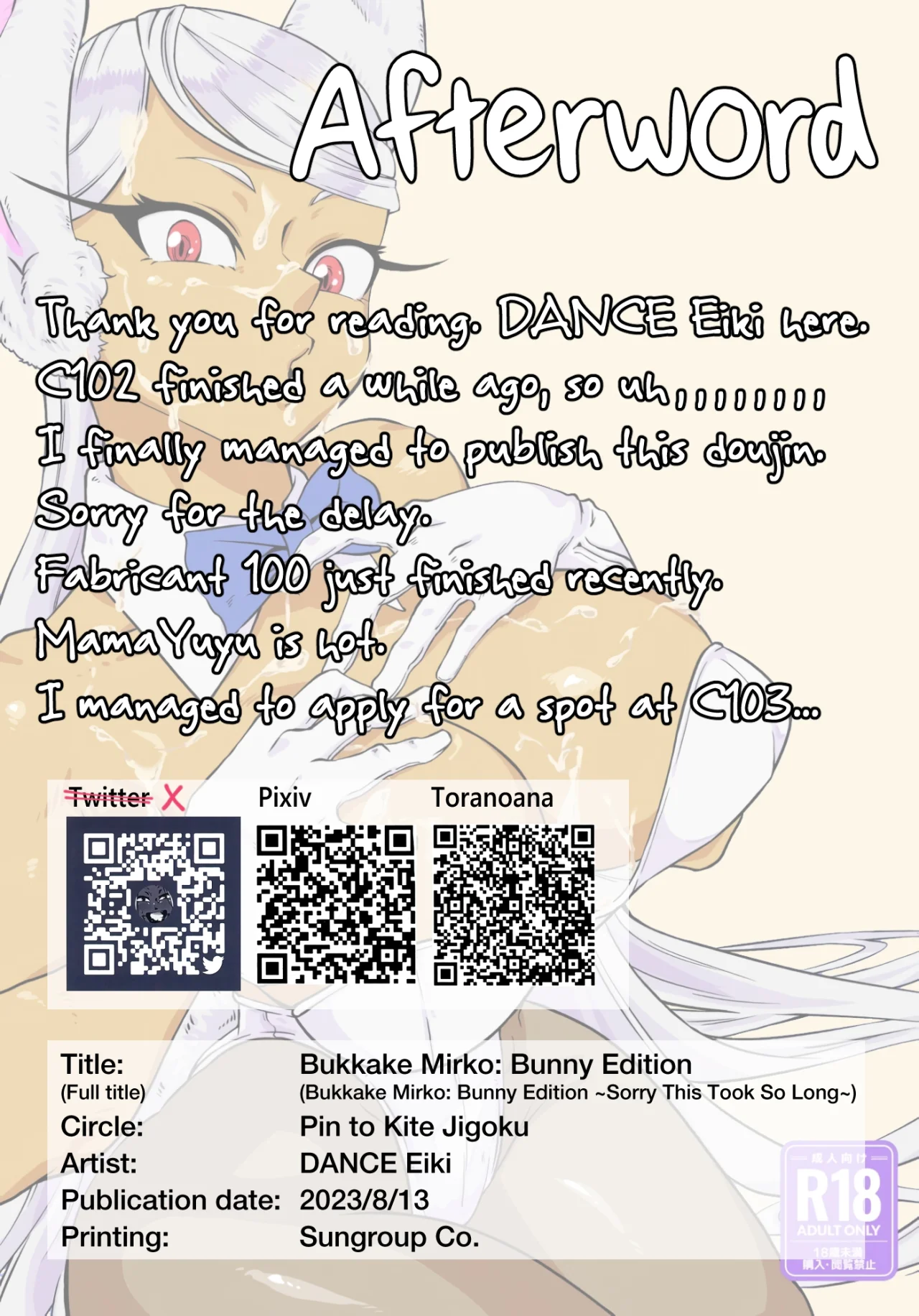 Bukkake Mirko: Bunny Edition - Página 15
