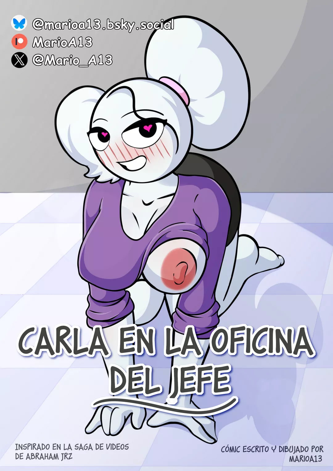 Carla en la Oficina del Jefe – MarioA13 - Página 1