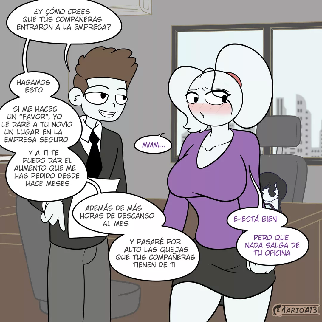 Carla en la Oficina del Jefe – MarioA13 - Página 8