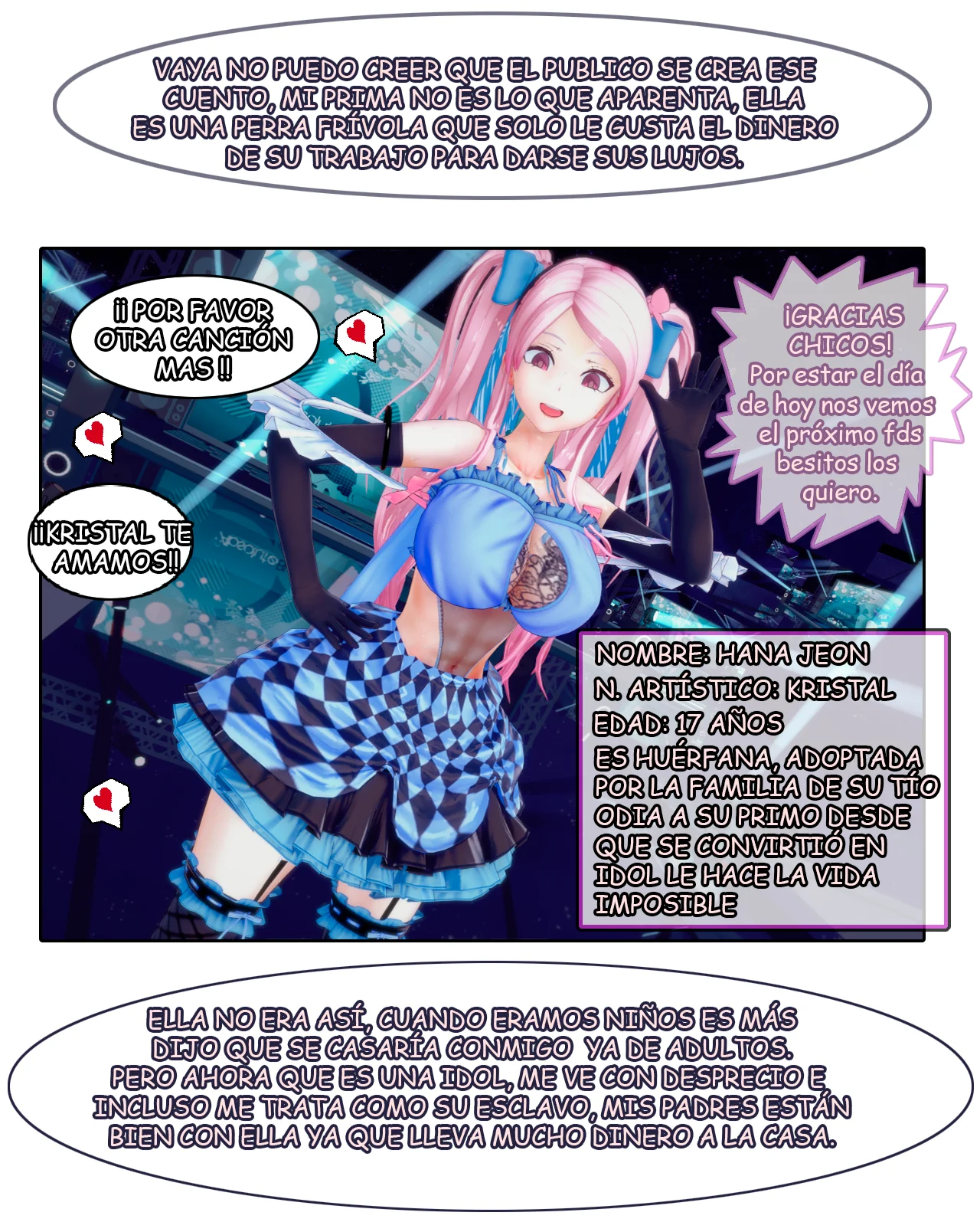 Chantaje Sexual a mi Prima la Idol 1 – NFT_Waifuz - Página 2