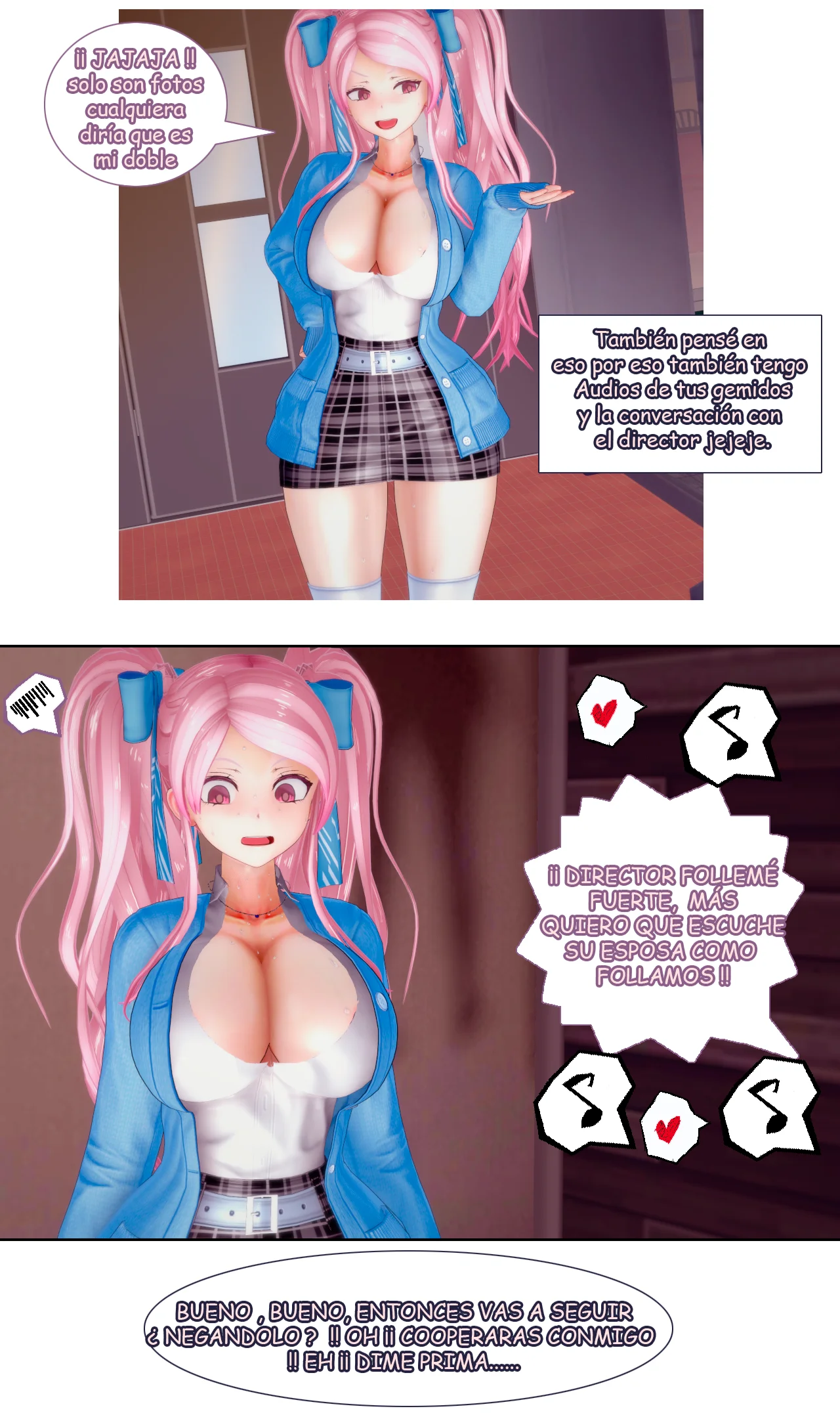 Chantaje Sexual a mi Prima la Idol 1 – NFT_Waifuz - Página 6