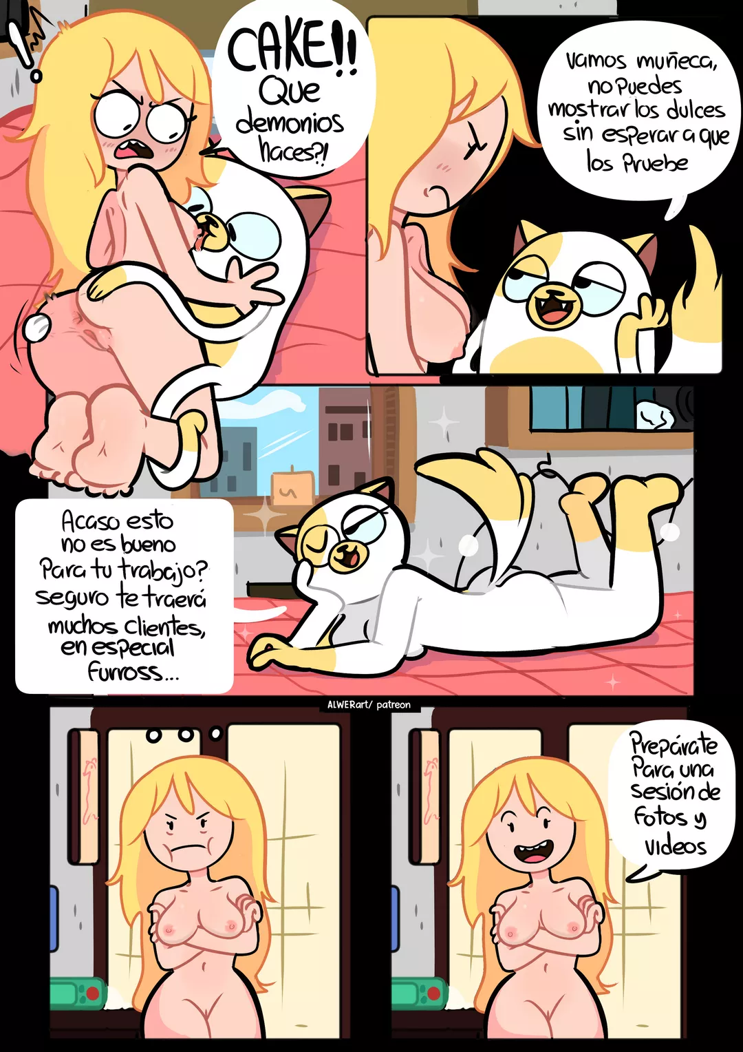Fionna y Cake: Un Nuevo Trabajo – ALWERart - Página 4