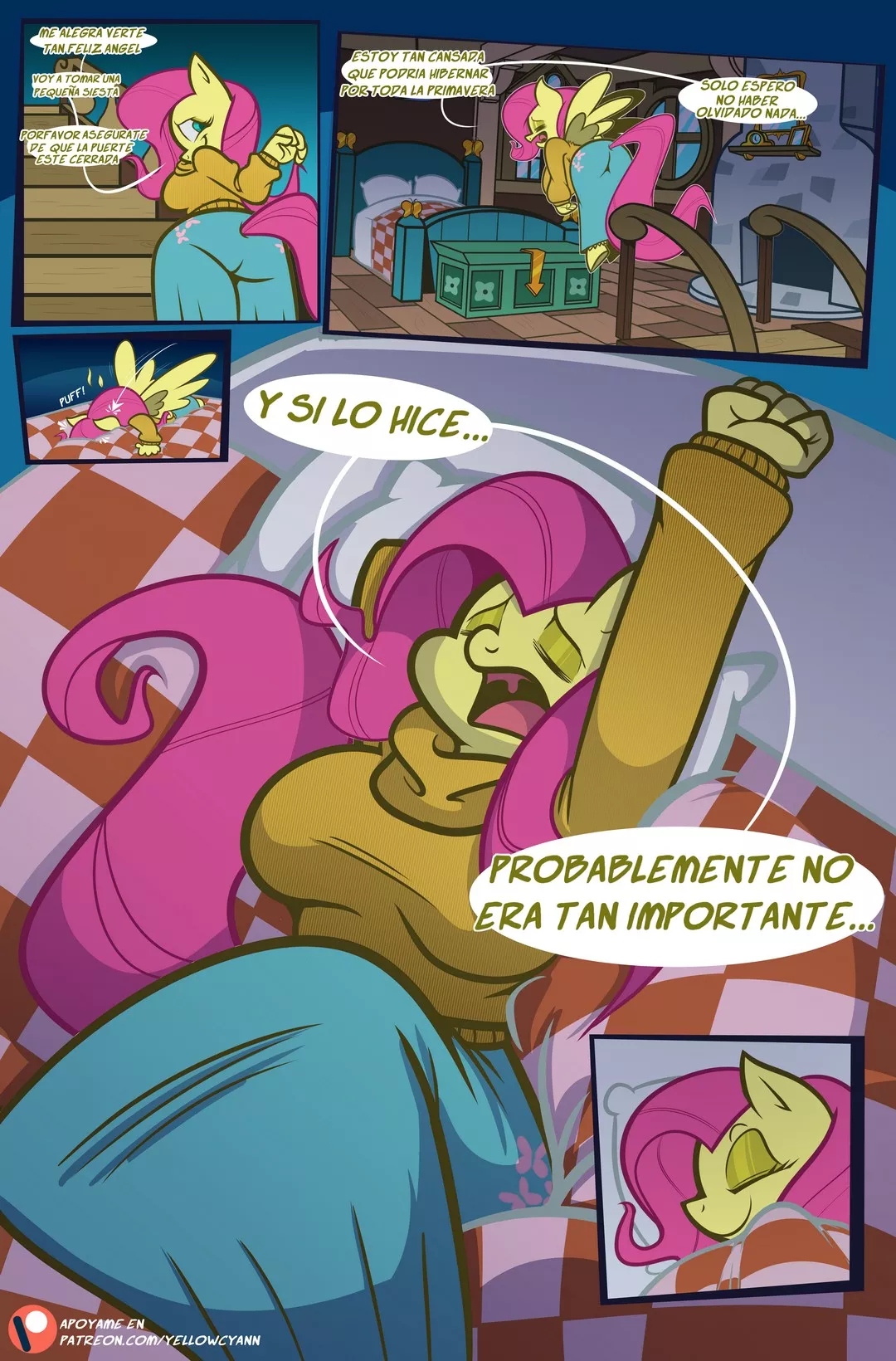 Fluttershy’s Overtime – YellowCyann - Página 3