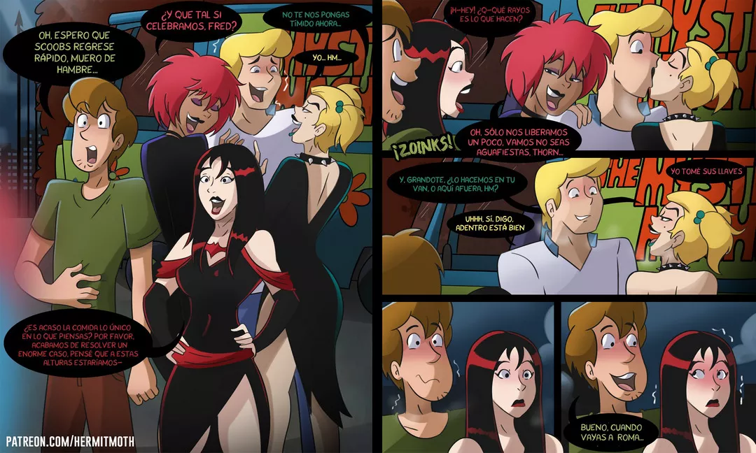 Fred and Shaggy party with the Hex Girls – Hermit Moth - Página 1