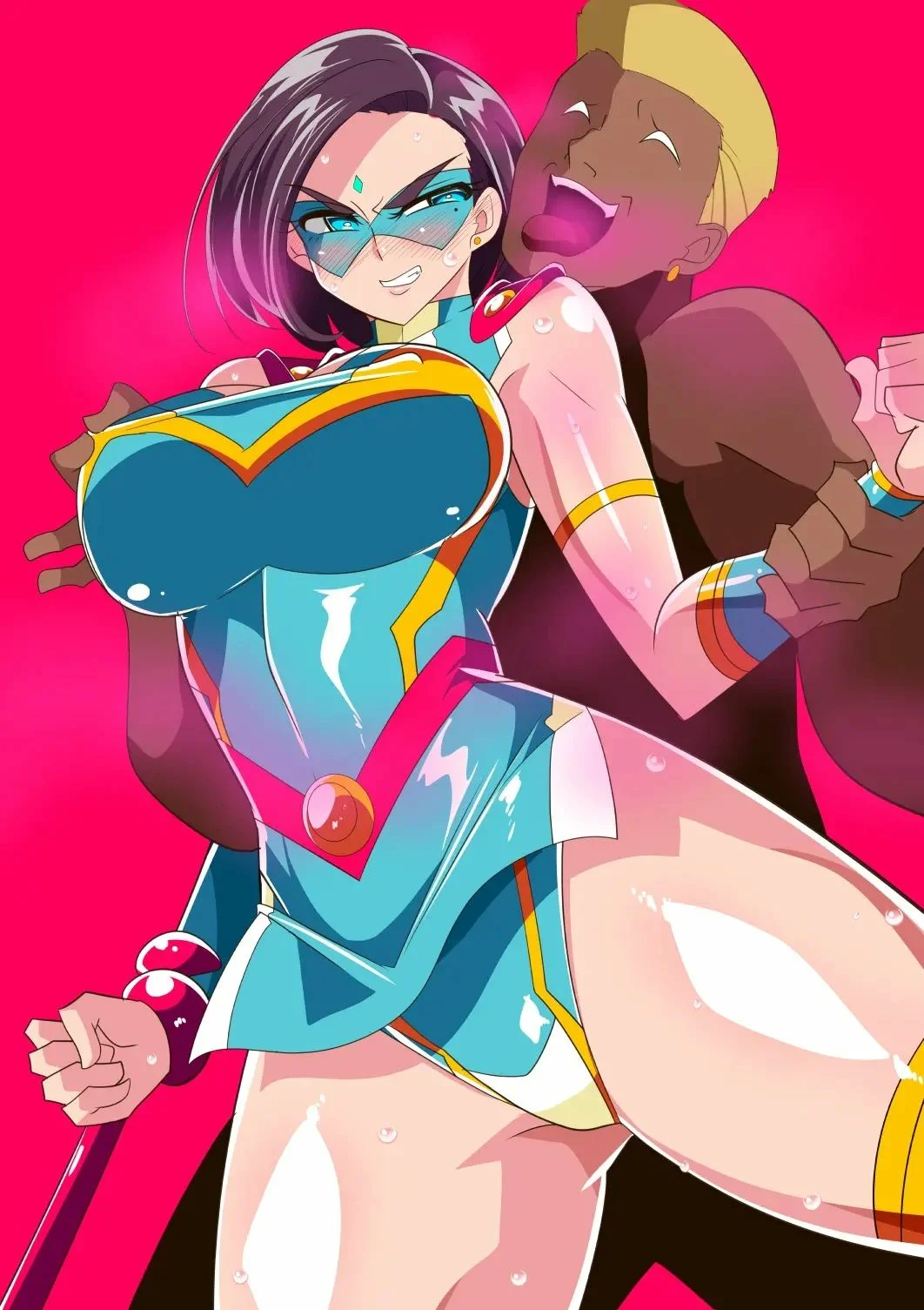 Hitozuma Choujin Mighty Madam! VS Saiin Yarichin Kaijin Zenpen - Página 2