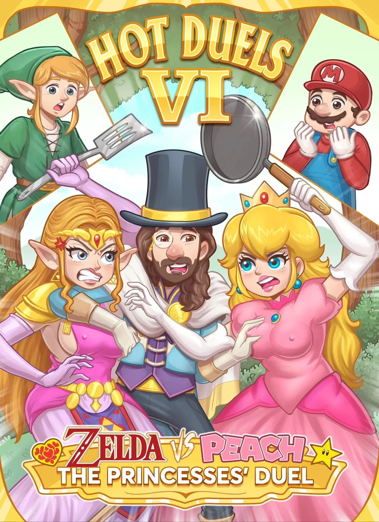 Hot Duels VI Epic Showdown of Zelda vs Peach – JinnAcheron - Página 1