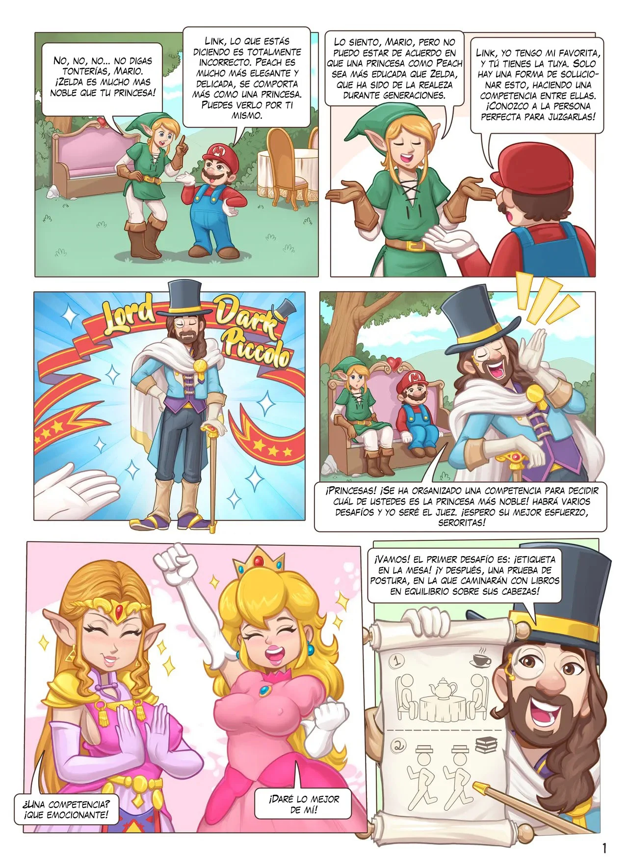 Hot Duels VI Epic Showdown of Zelda vs Peach – JinnAcheron - Página 2