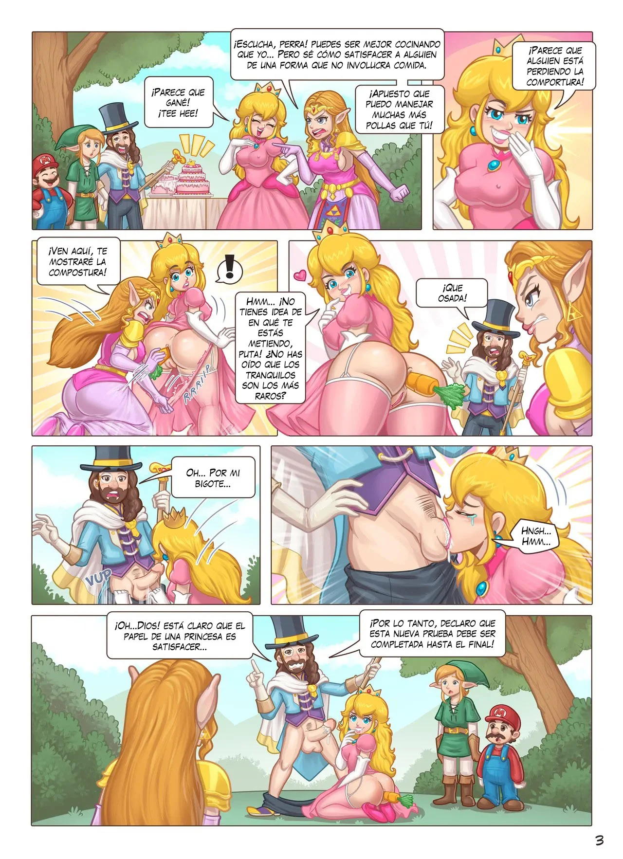 Hot Duels VI Epic Showdown of Zelda vs Peach – JinnAcheron - Página 4