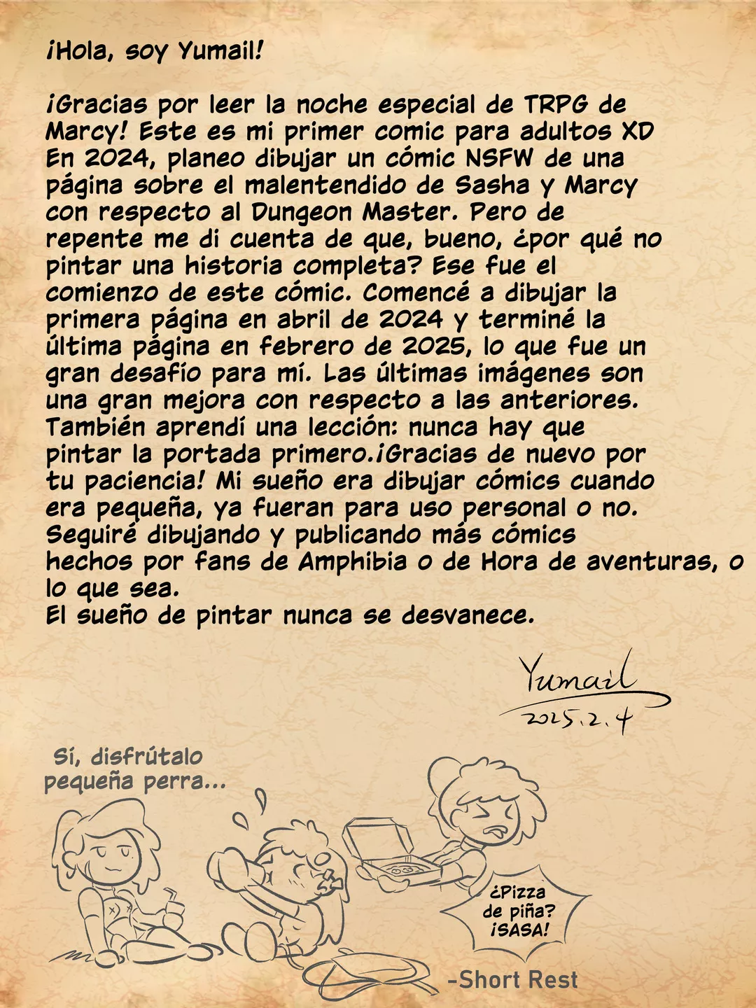 La Noche Especial de TRPG de Marcy – Yumail - Página 21