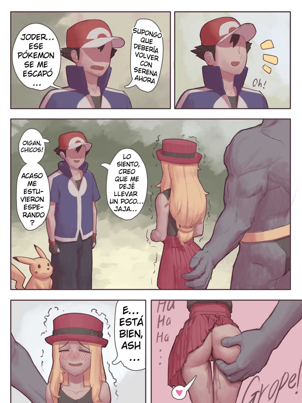 Machamp Uso Embarazar! 3 – Wjs07 - Página 12