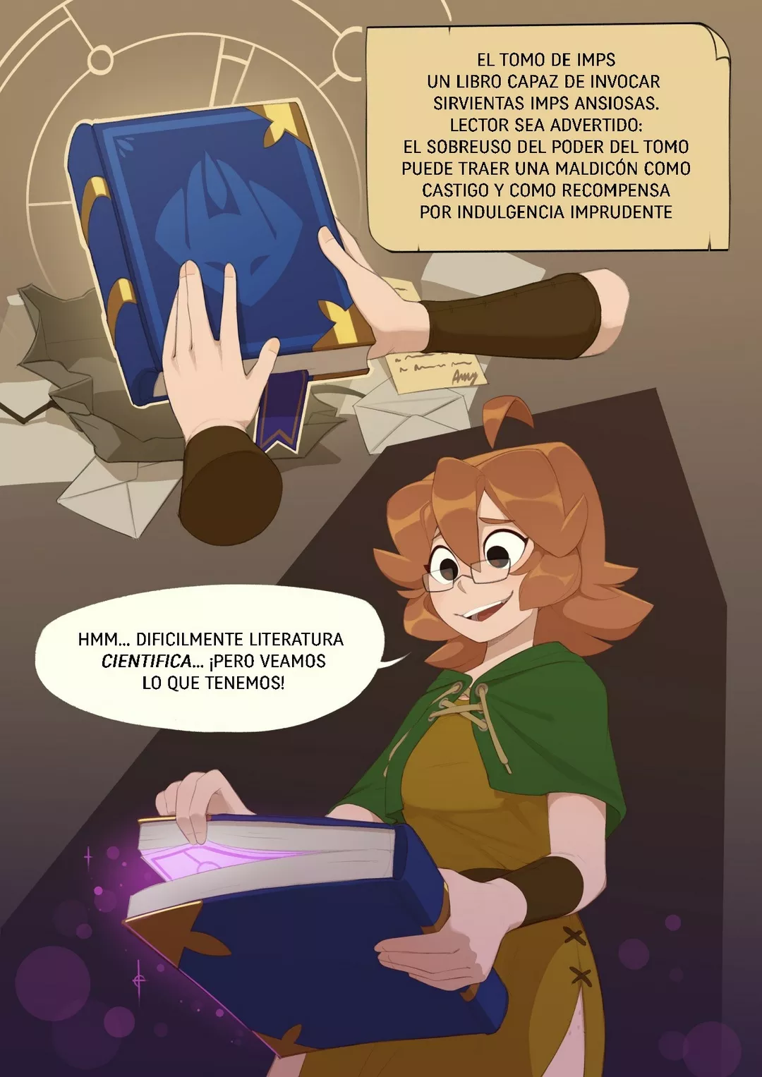 Monster Researcher Eclair and the Book of Imps – HuffsLove - Página 1