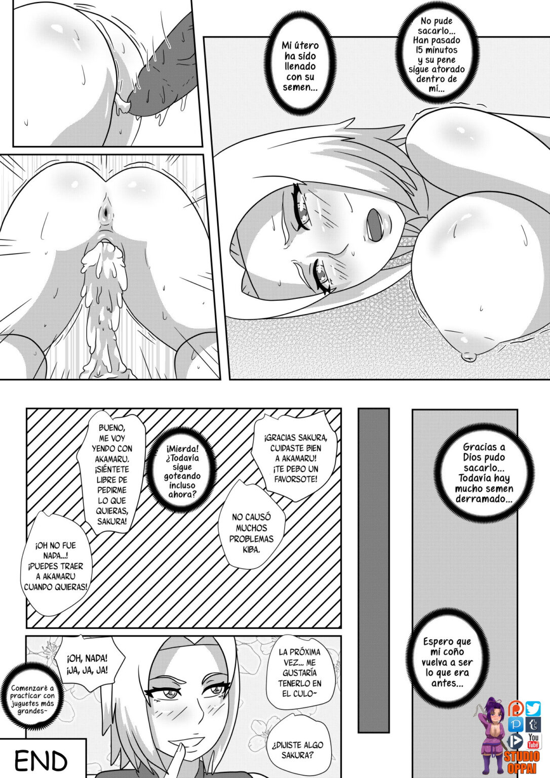 Sakura X Akamaru – Studio Oppai - Página 16