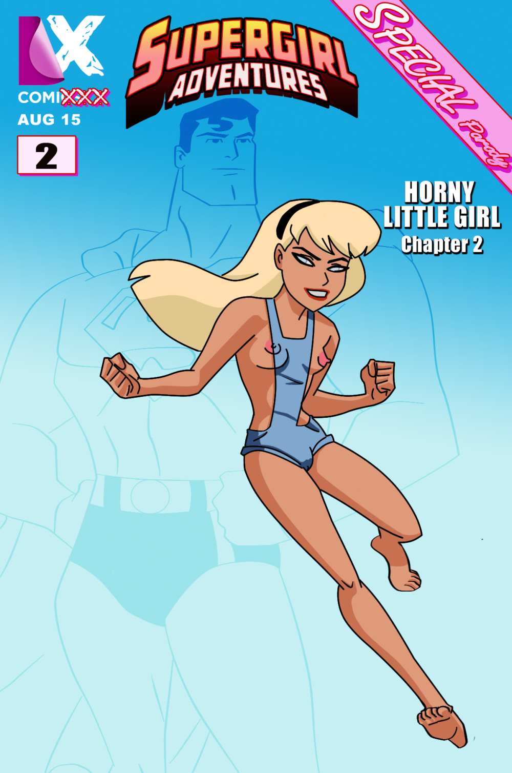 Supergirl Adventures Horny Little Girl 2 - Página 1