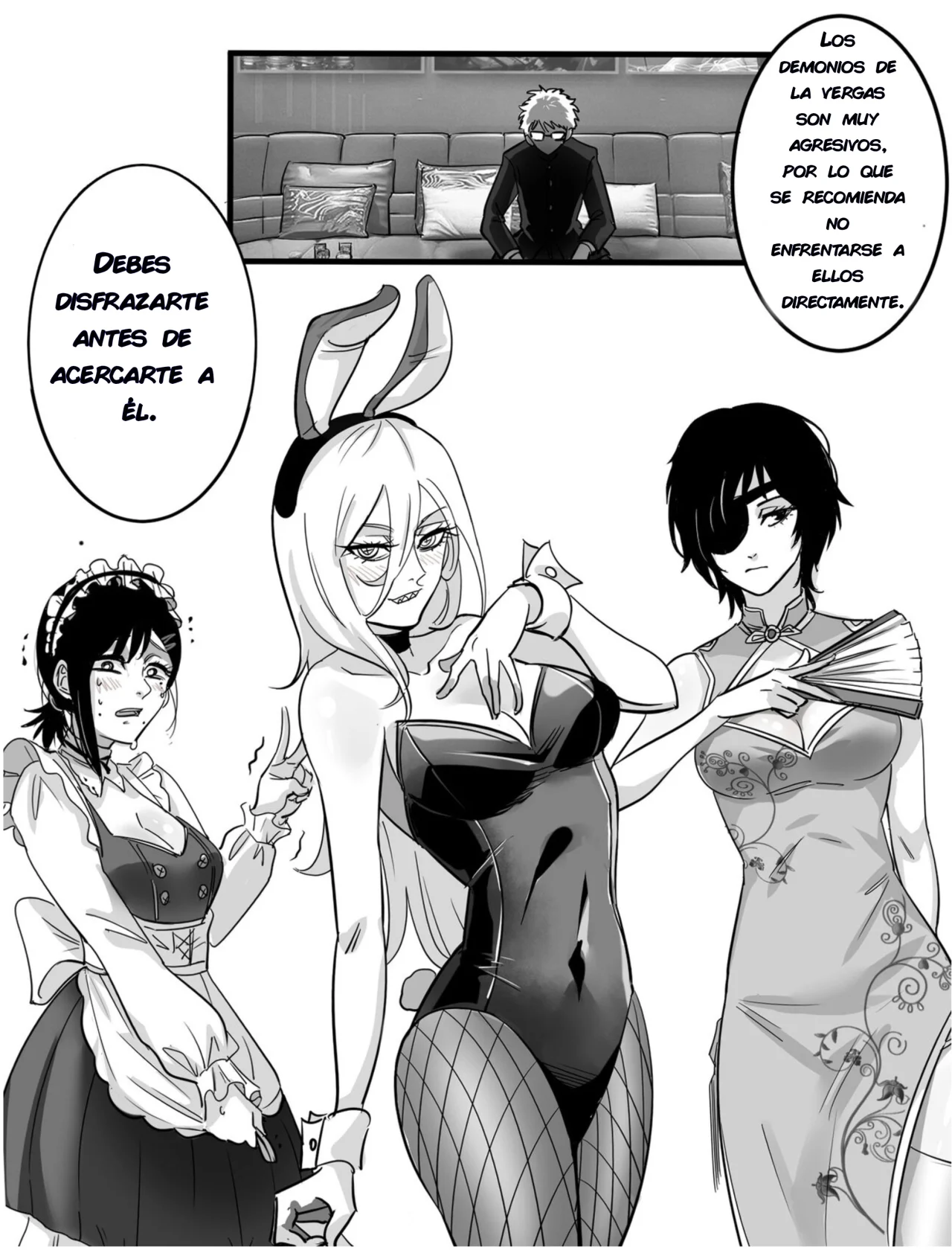 Tres Casadoras de Demonio vs El Demonio de la Verga - Página 3