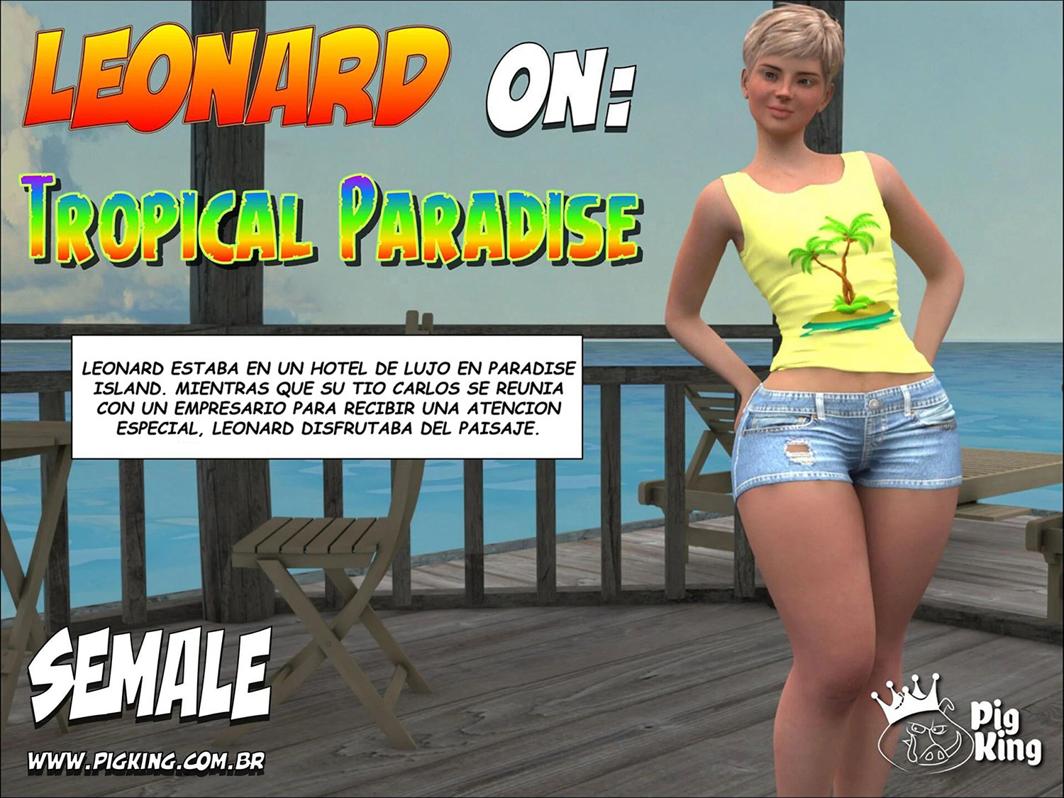 Tropical Paradise – Pig King - Página 1