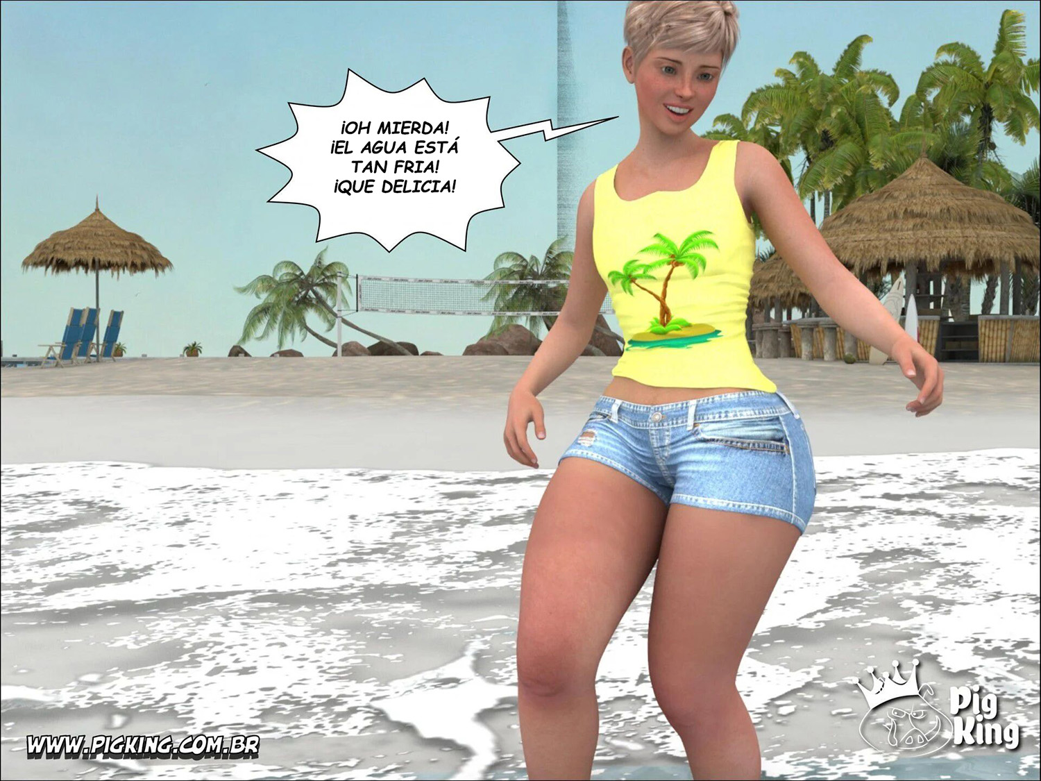 Tropical Paradise – Pig King - Página 5