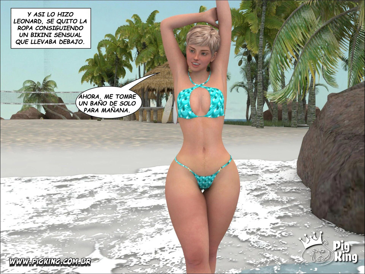 Tropical Paradise – Pig King - Página 7