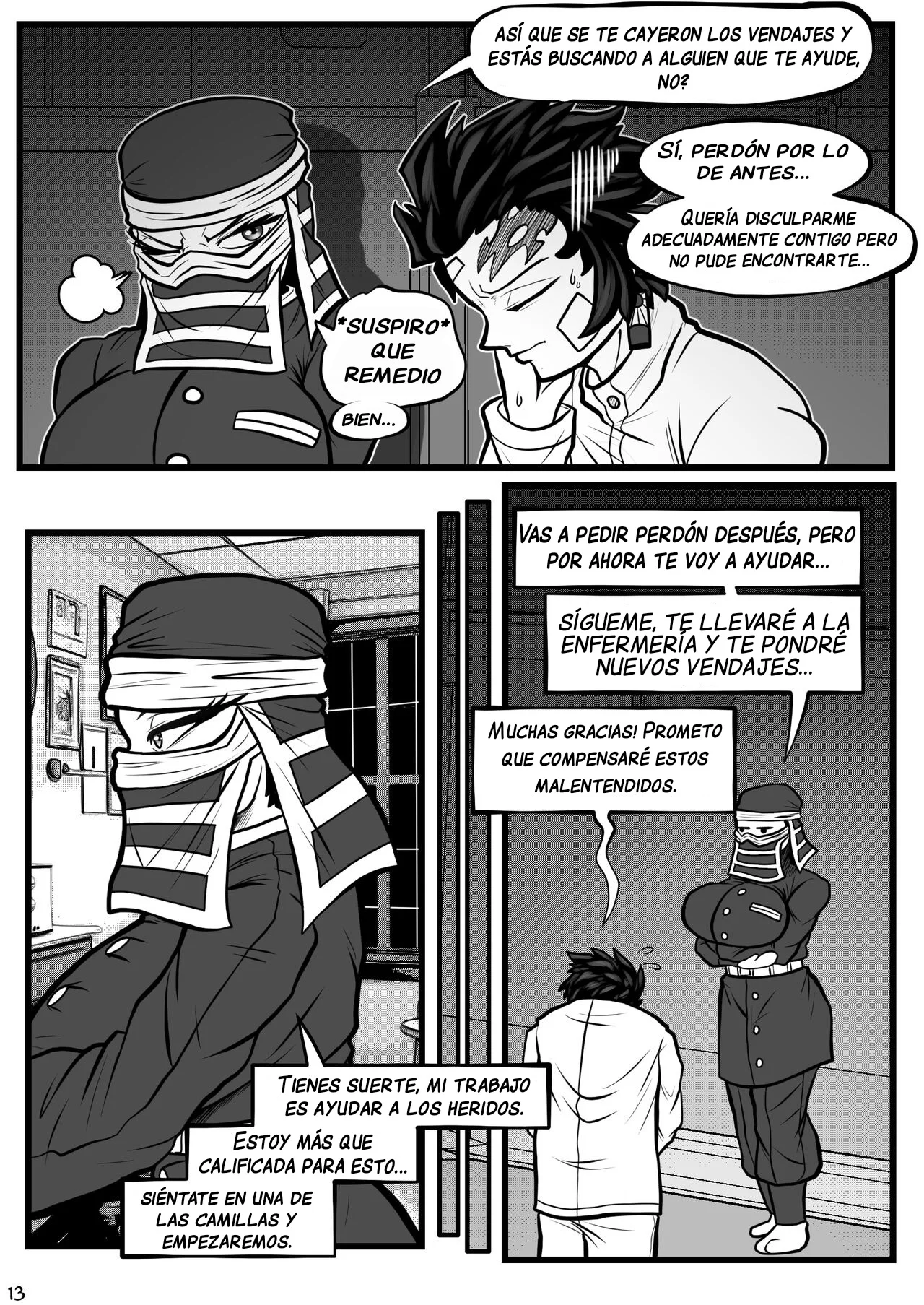 Unwritten Services of a Kakushi – Bluewolfartista - Página 13