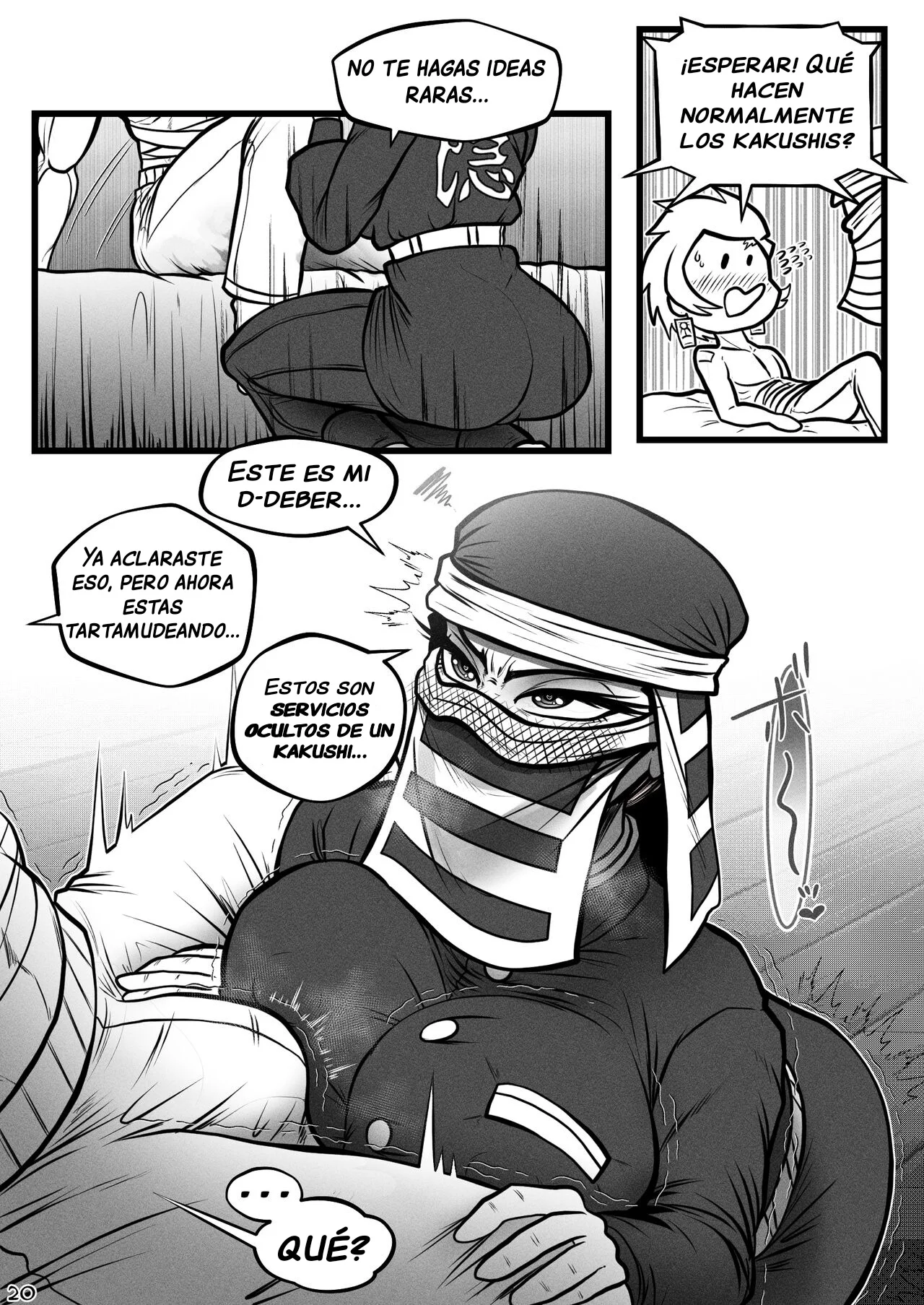 Unwritten Services of a Kakushi – Bluewolfartista - Página 20