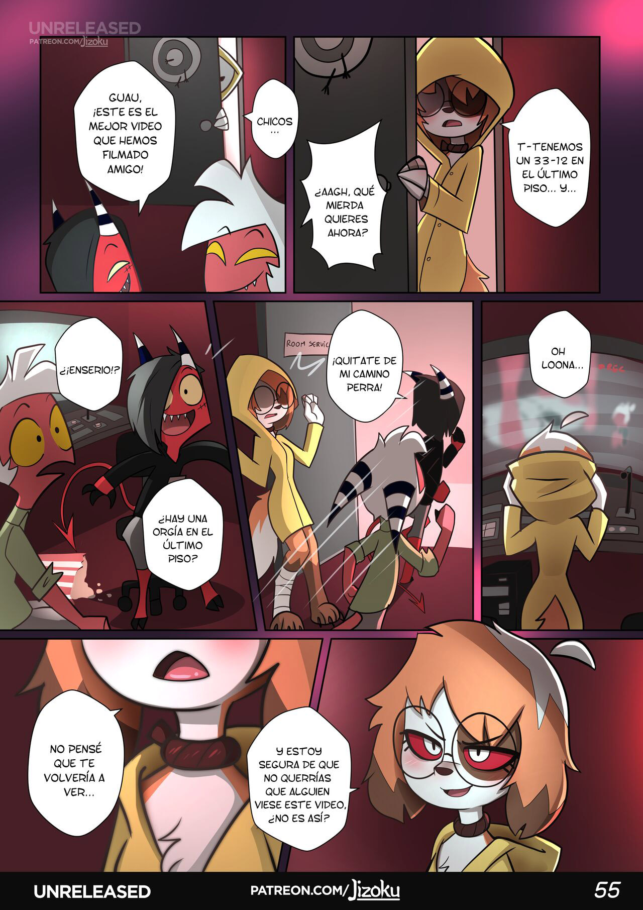A Night with Loona – Jizoku - Página 56