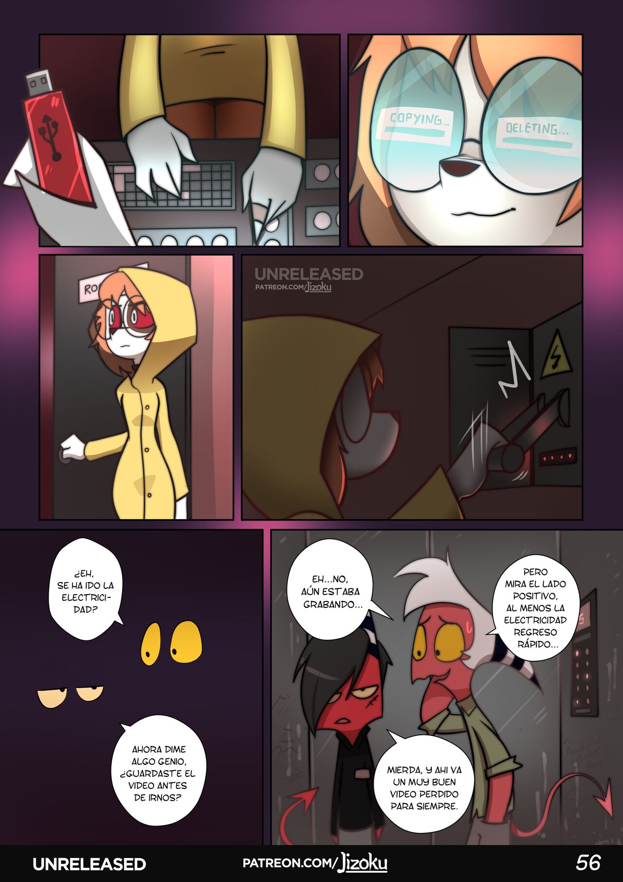 A Night with Loona – Jizoku - Página 57