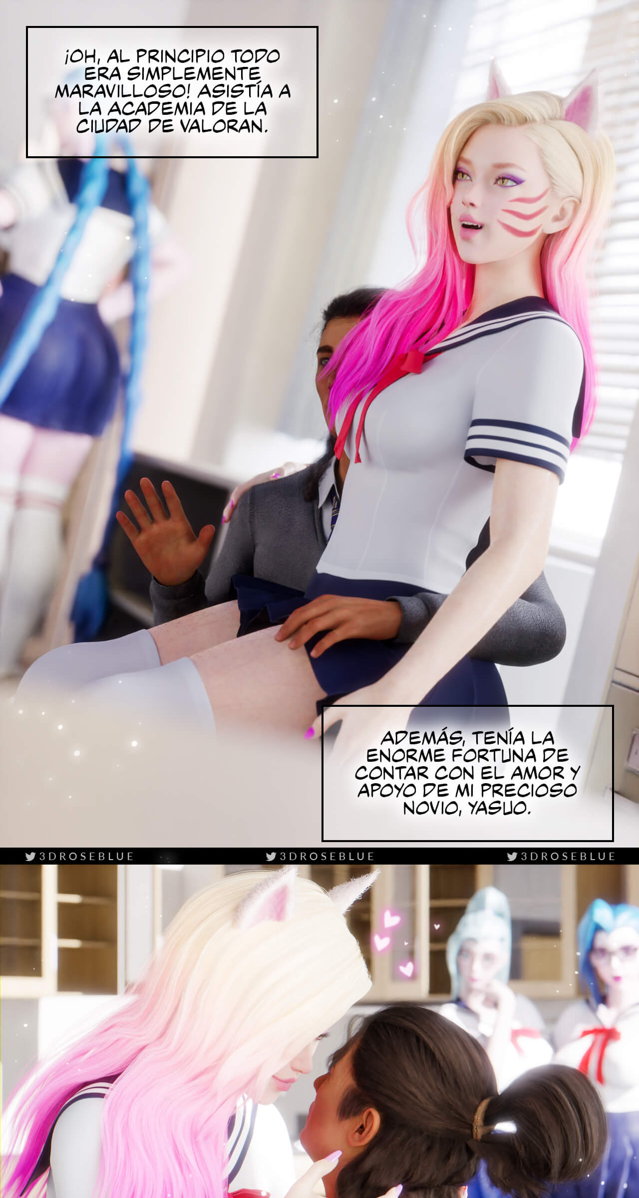 Ahri El Poder del Amor – RoseBlue3D - Página 3