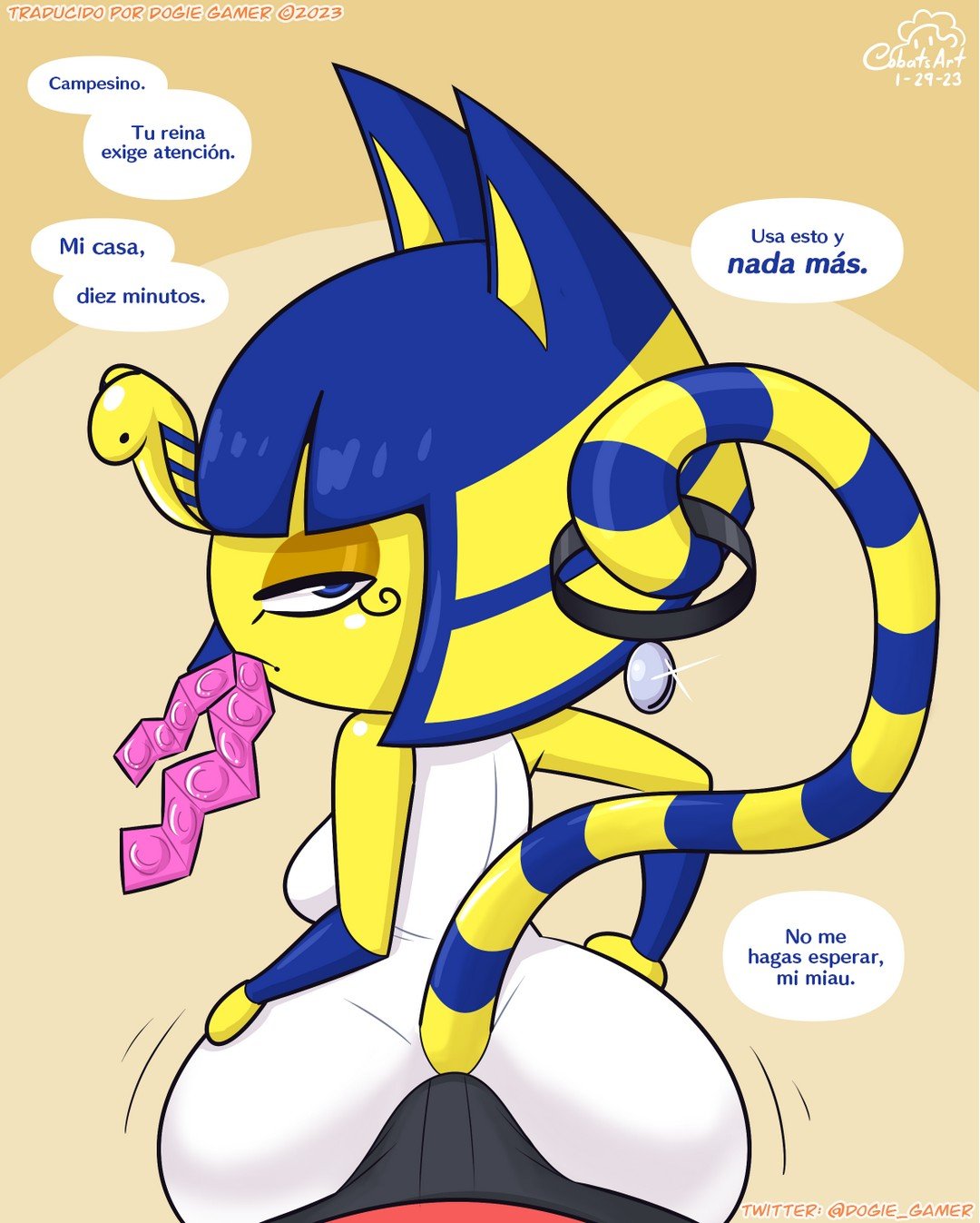 Confessing to Ankha – Cobatsart - Página 1