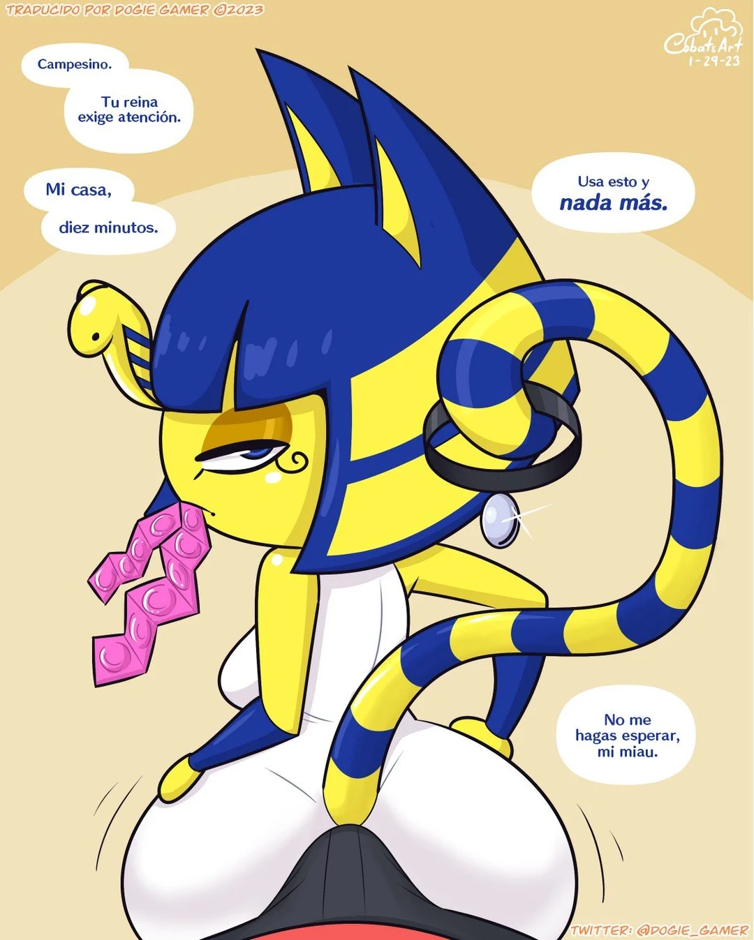 Confessing to Ankha – Cobatsart