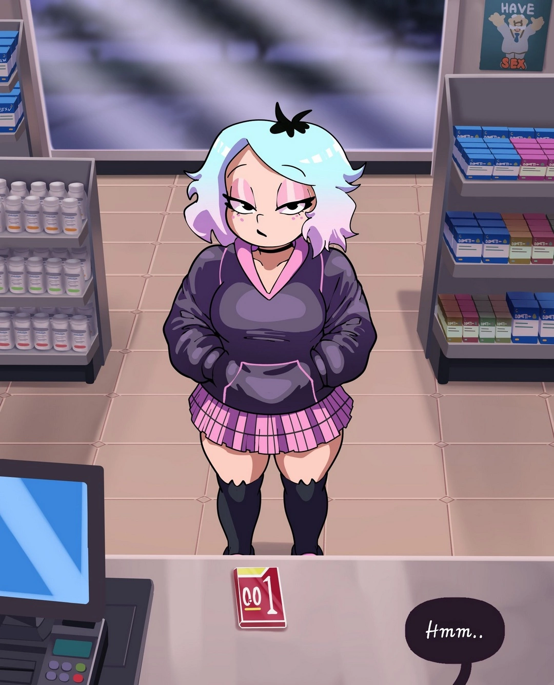 Emberlynn Pinkle intenta Comprar algunos Condones – DometiArt