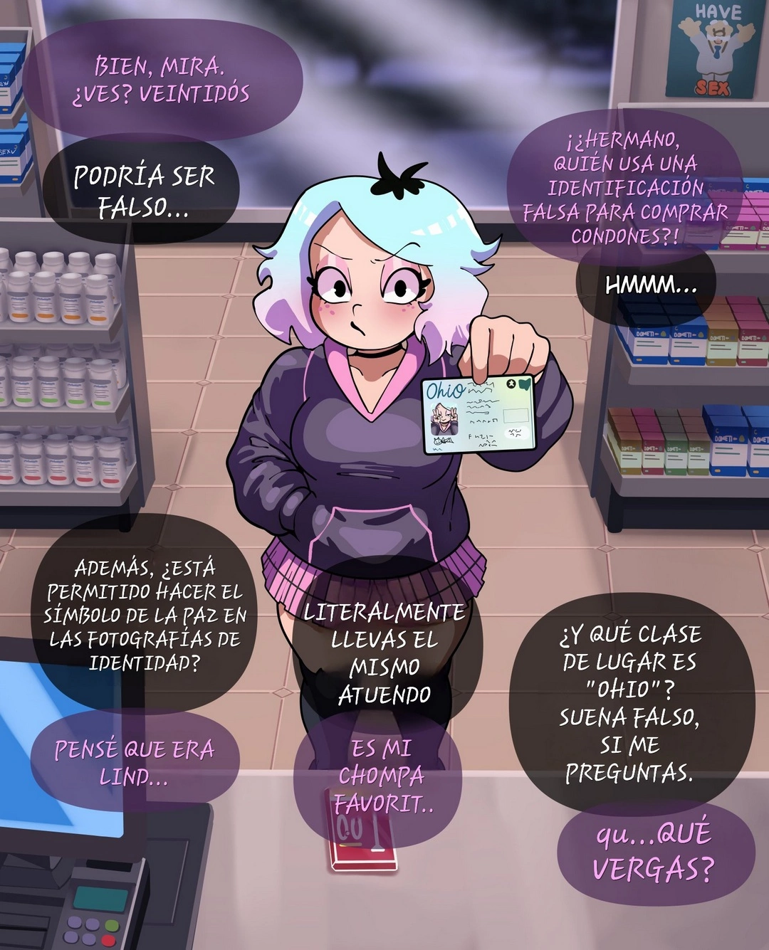 Emberlynn Pinkle intenta Comprar algunos Condones – DometiArt - Página 4