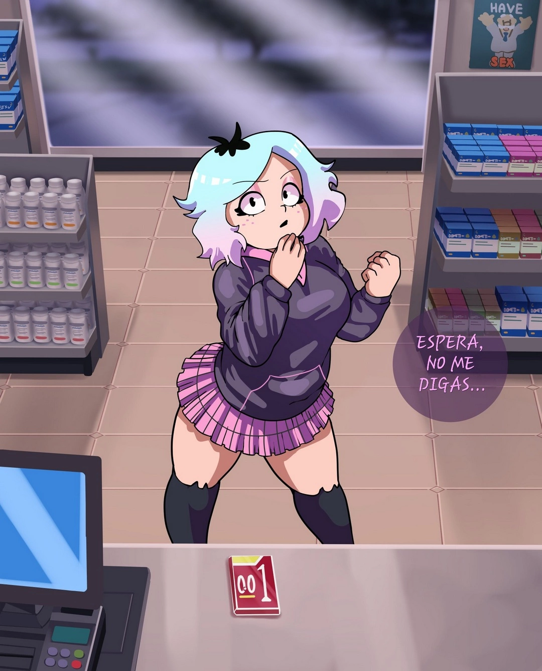 Emberlynn Pinkle intenta Comprar algunos Condones – DometiArt - Página 18