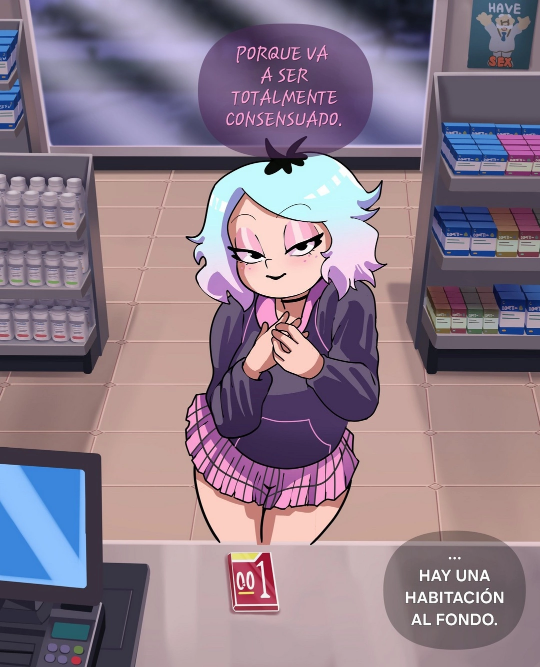 Emberlynn Pinkle intenta Comprar algunos Condones – DometiArt - Página 22