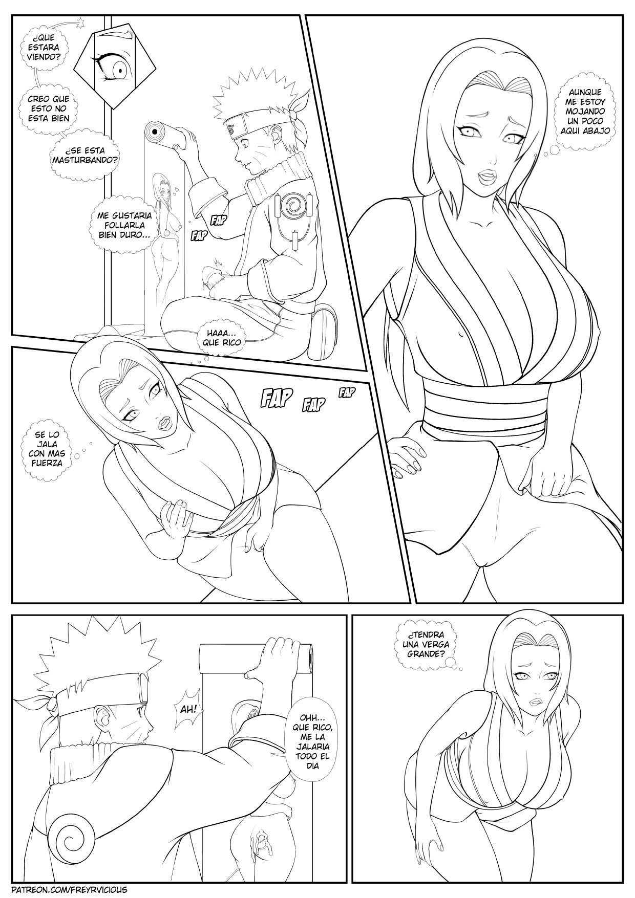Entrenando con Tsunade – Freyrvicious - Página 4