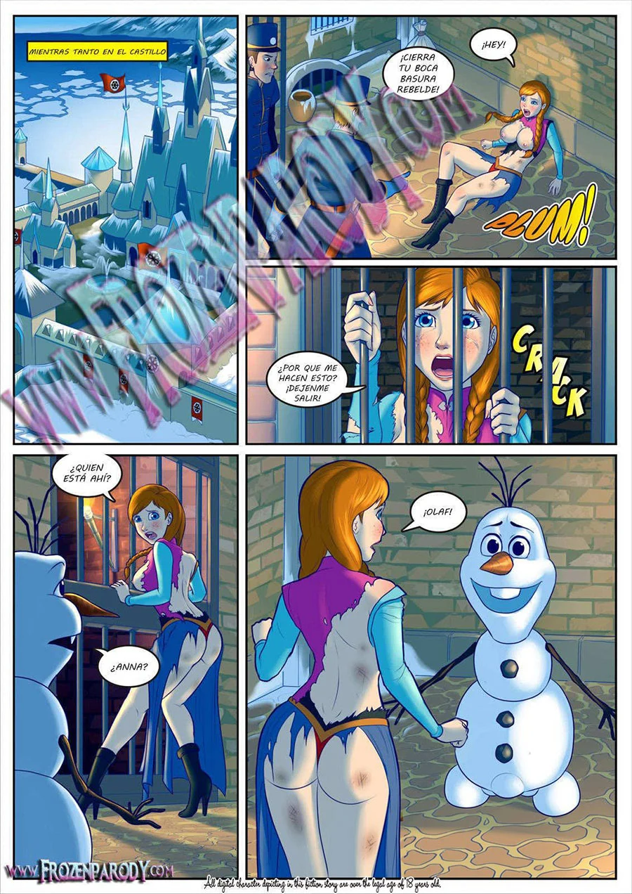 Frozen Parody 2 – Elsa Threesome - Página 2