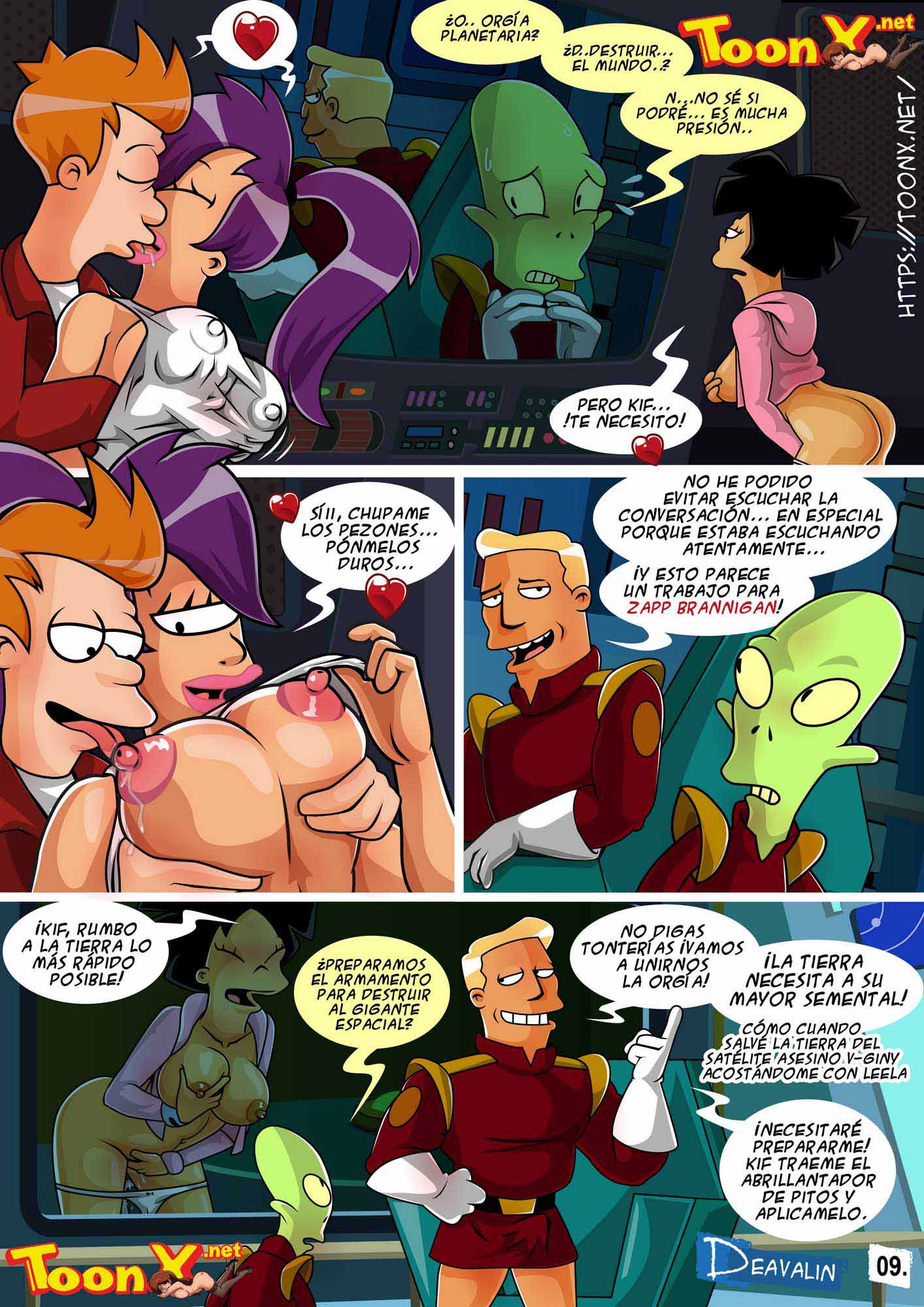 Futurama Orgía Para Salvar la Tierra – Deavalin - Página 10
