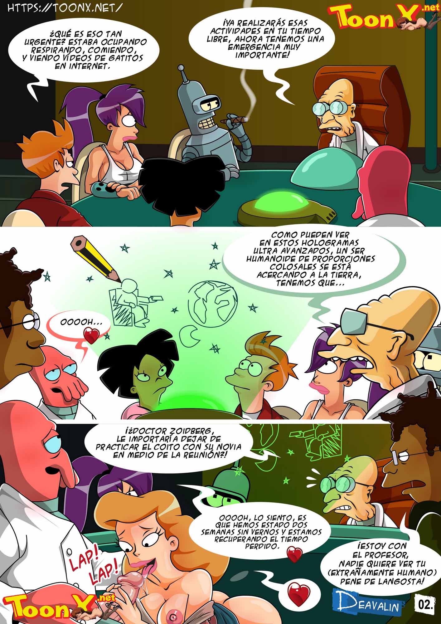 Futurama Orgía Para Salvar la Tierra – Deavalin - Página 3