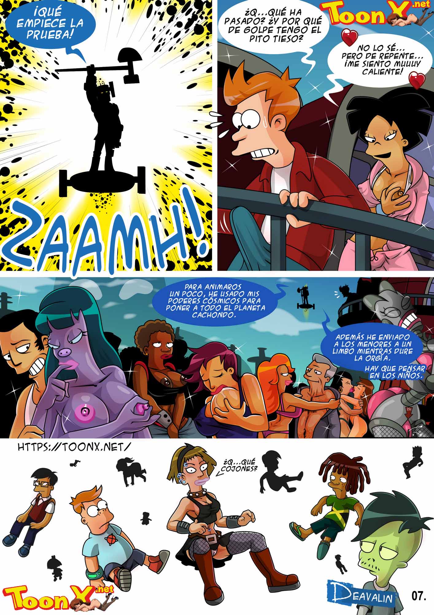 Futurama Orgía Para Salvar la Tierra – Deavalin - Página 8
