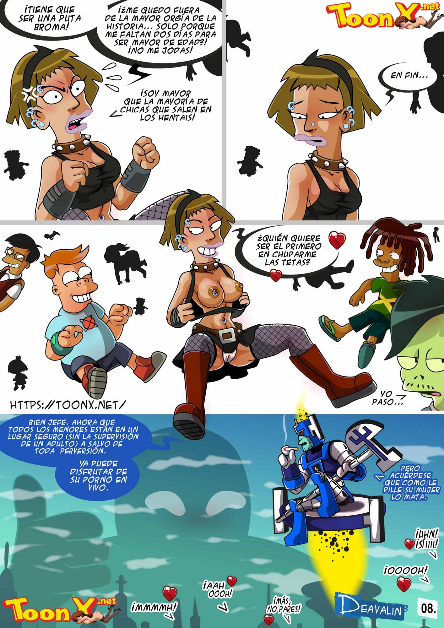 Futurama Orgía Para Salvar la Tierra – Deavalin - Página 9
